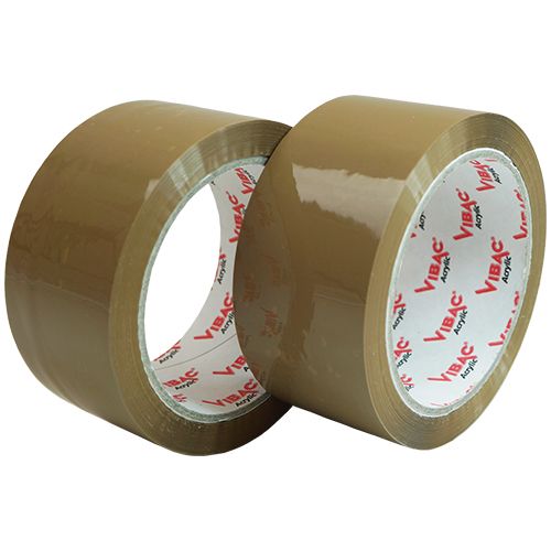 Vibac Low Noise Packing Tape – Buff, 48mm x 66m