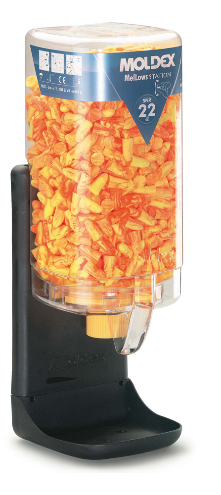 Moldex 7650 Mellows Large Ear Plugs Dispenser - Box of 500 Pairs