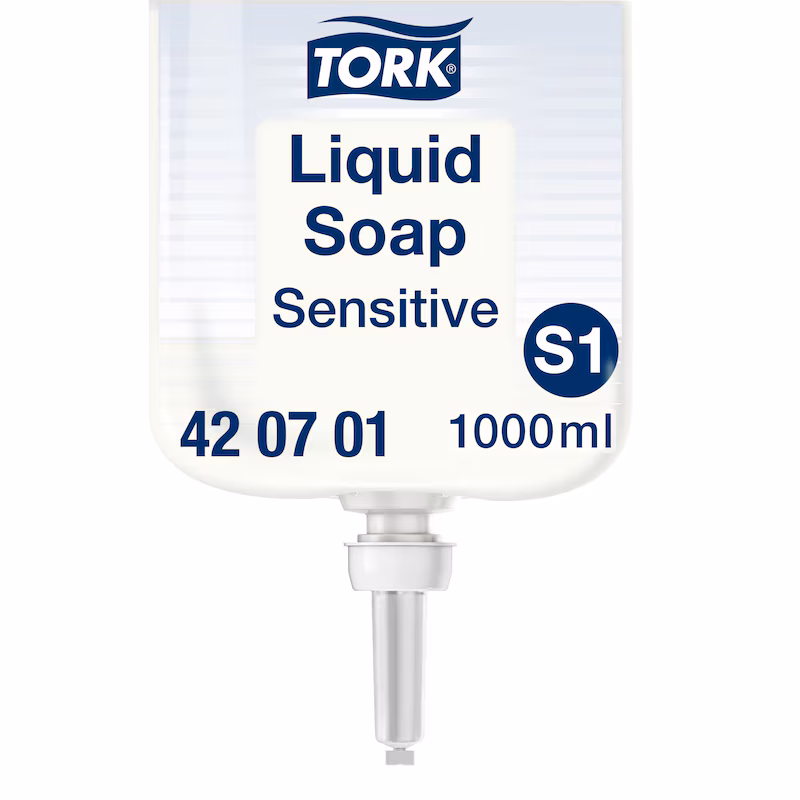 Tork® 420701 Sensitive Liquid Soap 1L - Case of 6