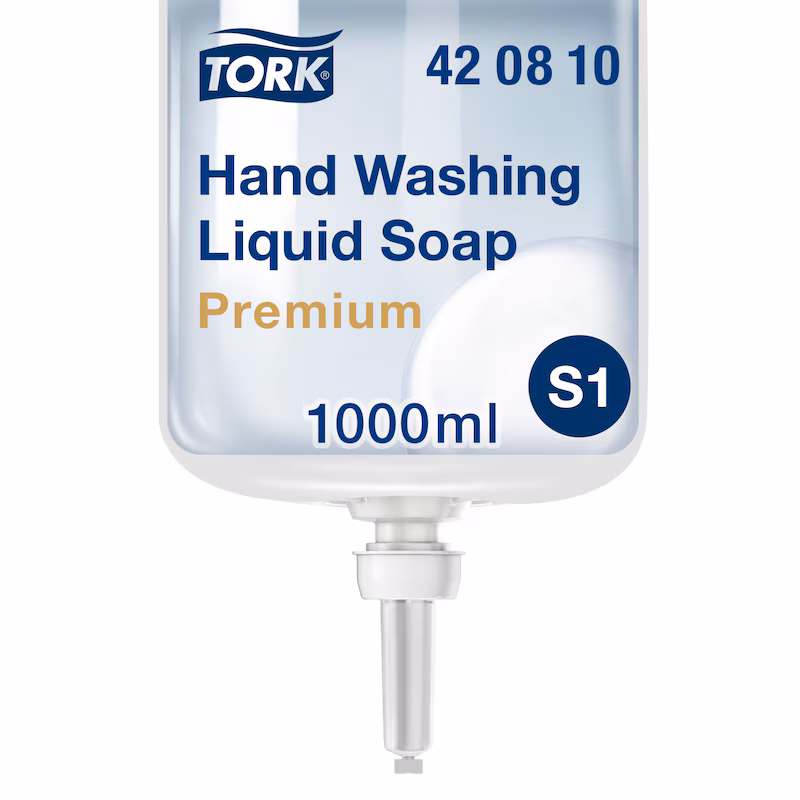 Tork® 420810 Fragrance-Free Hand Washing Liquid Soap - 1L, Case of 6