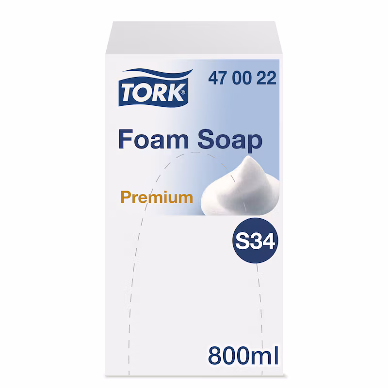 Tork® 470022 Premium Foam Soap Pink - 800ml, Case of 6