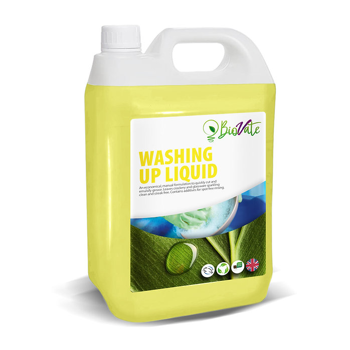 BioVate 47100 Washing up Liquid - 5L