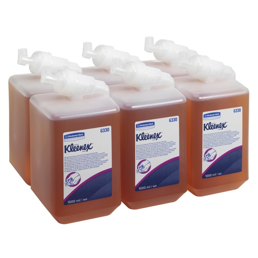 Kleenex® Ultra™ 6330 Hand Cleanser Amber/Floral - 1L, Case of 6