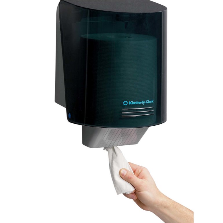 Kimberly-Clark Professional™ 7087 Centrefeed Roll Wiper Dispenser - Grey