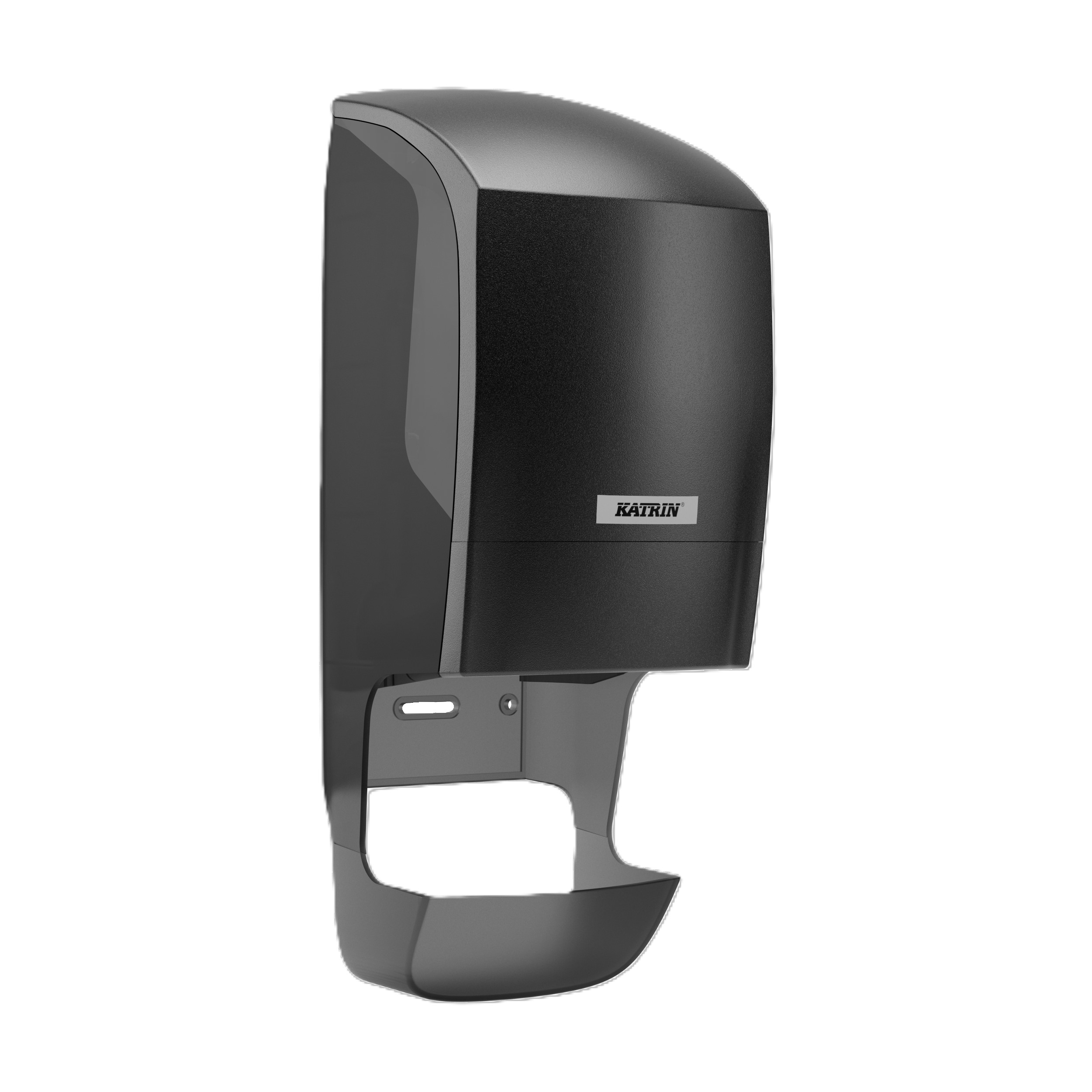 INCLUSIVE 77472 System Toilet Dispenser with Core Catcher - Black