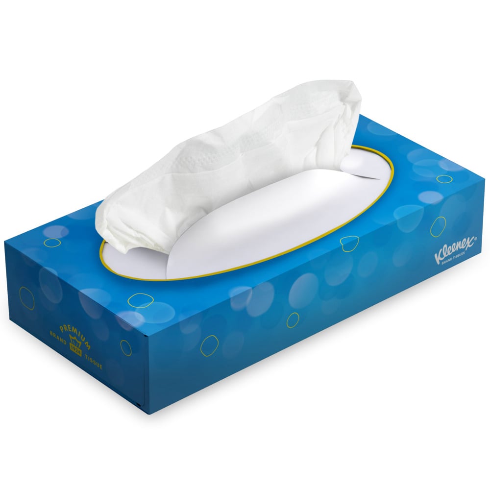 Kleenex® 8824 White Facial Tissue Boxes 3 Ply - 72 Sheets, Case of 12