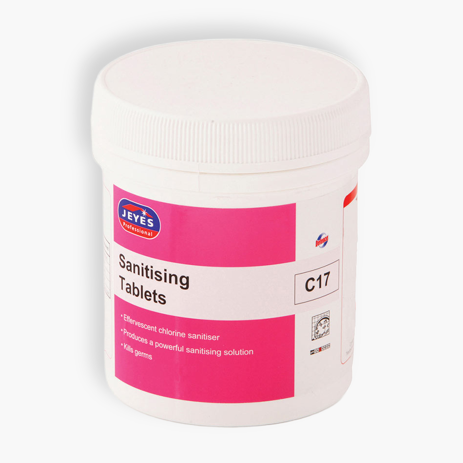 Jeyes C17 Sanitising Chlorine Tablets - 180 Tub