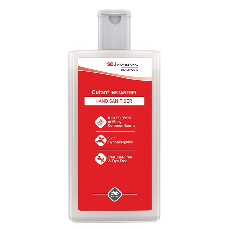 Cutan® InstantGEL™ CAG100ML Alcohol-Based Gel Hand Sanitiser 100ml Bottle - Case of 12