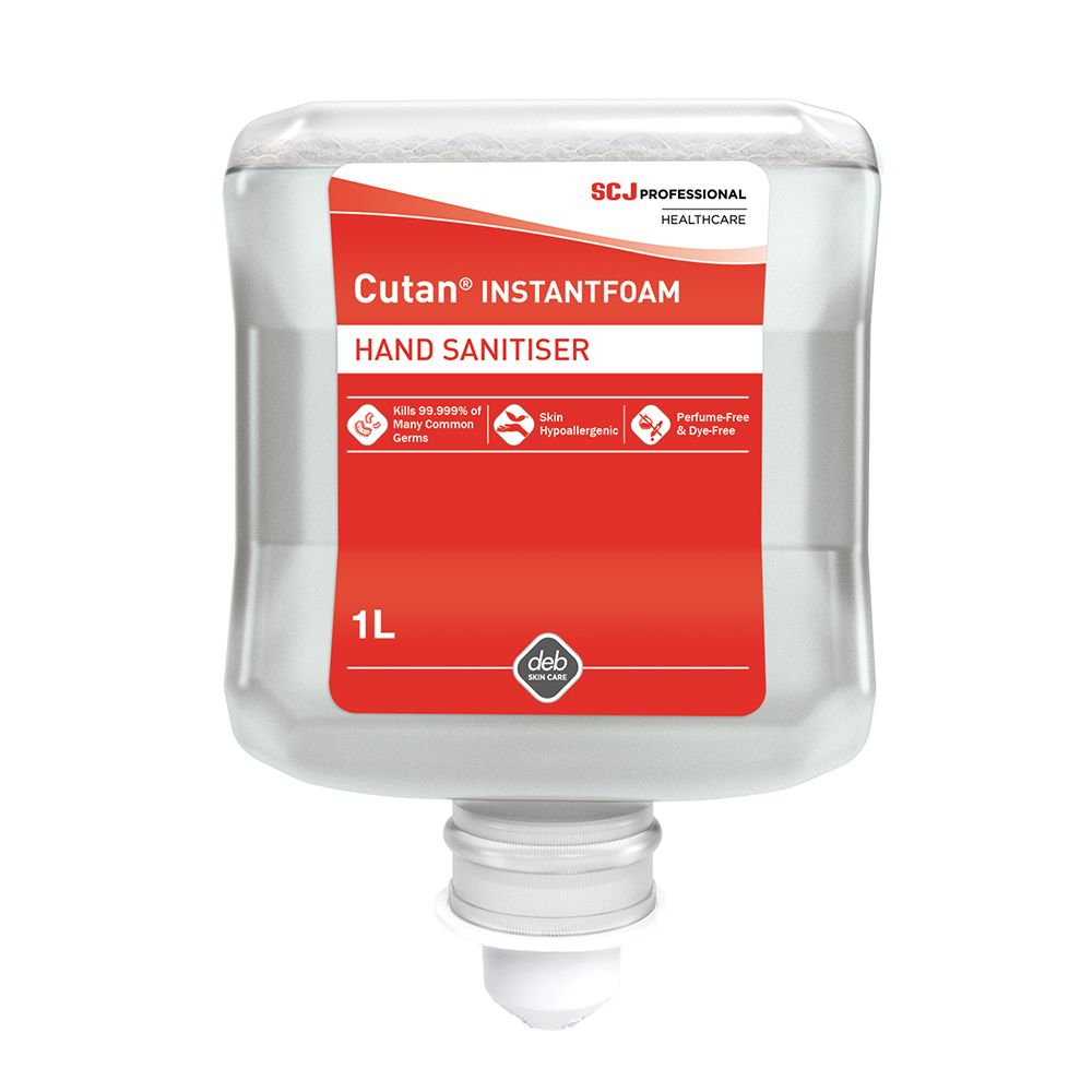 Cutan® InstantFOAM CFS39H Alcohol-Based Foam Hand Sanitiser 1L - Case of 6