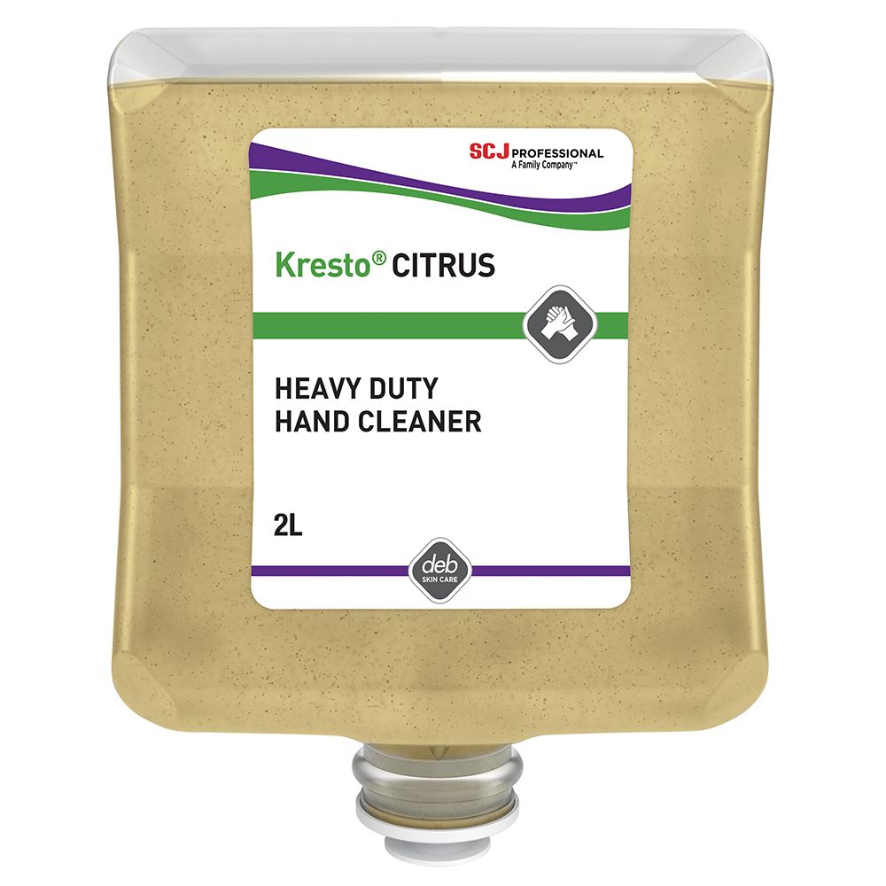 Kresto® CIT2LT Citrus Super Heavy Citrus Hand Cleanser 2L Cartridge - Case of 4