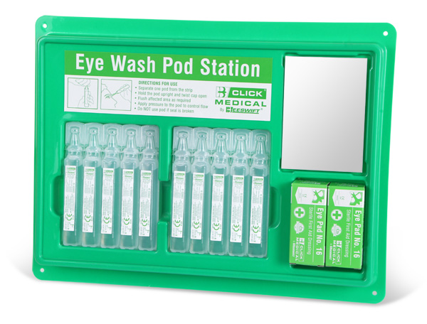 Eyewash Pod Station - Contains 10 x 20ml Pods