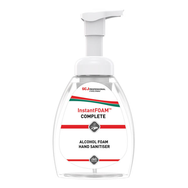 InstantFOAM® Complete DIS250ML Alcohol-Based Foam Hand Sanitiser 250ml Bottle - Case of 12