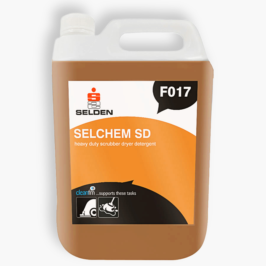 F017 | Selchem Heavy Duty Scrubber Drier Detergent - 5L