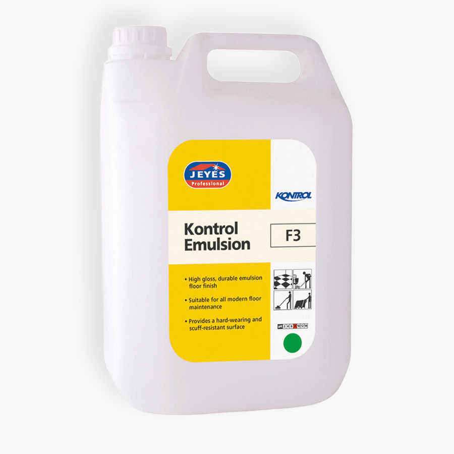 Jeyes F3 Kontrol Emulsion Floor Polish - 5L