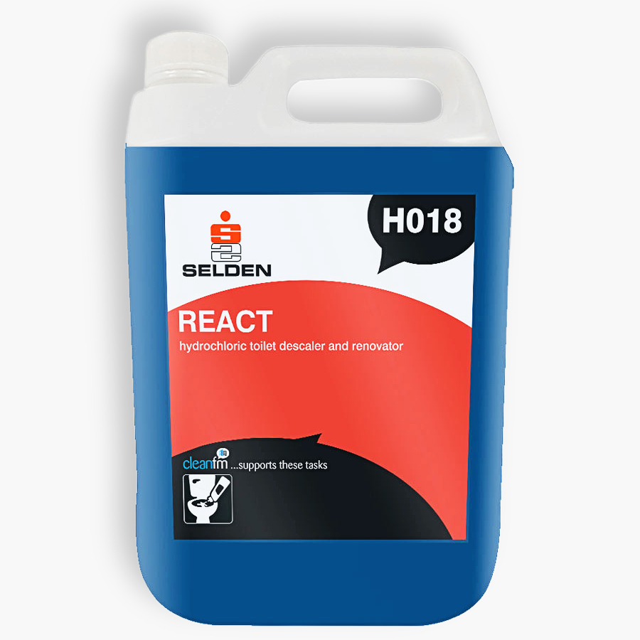 H018 | React Hydrochloric Toilet Descaler & Renovator - 5L