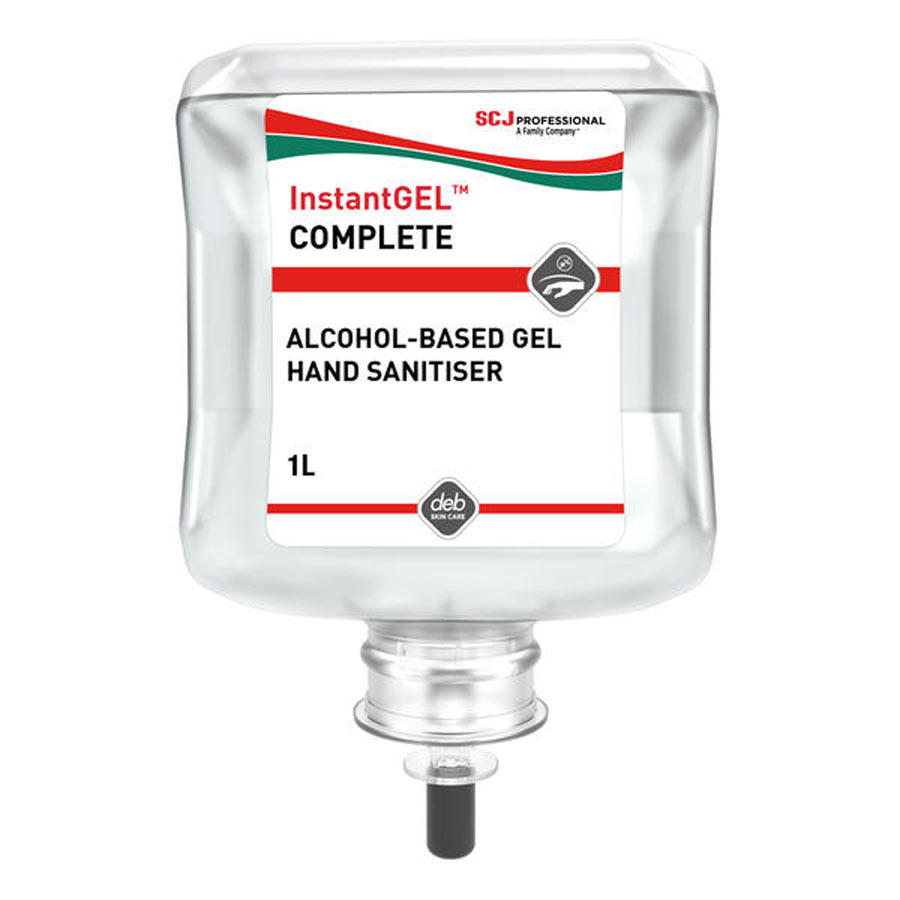 InstantGEL™ Complete ISG1L Alcohol Based Gel Hand Sanitiser 1L Cartridge - Case of 6