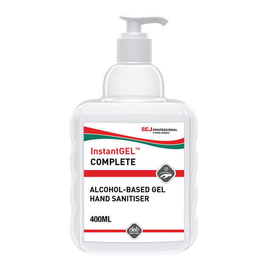 InstantGEL™ Complete ISG400ML Alcohol Based Gel Hand Sanitiser 400ml Pump Pack - Case of 12
