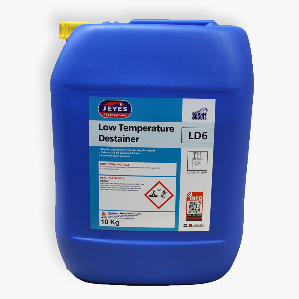 Jeyes LD6 Low Temp Destainer 10L