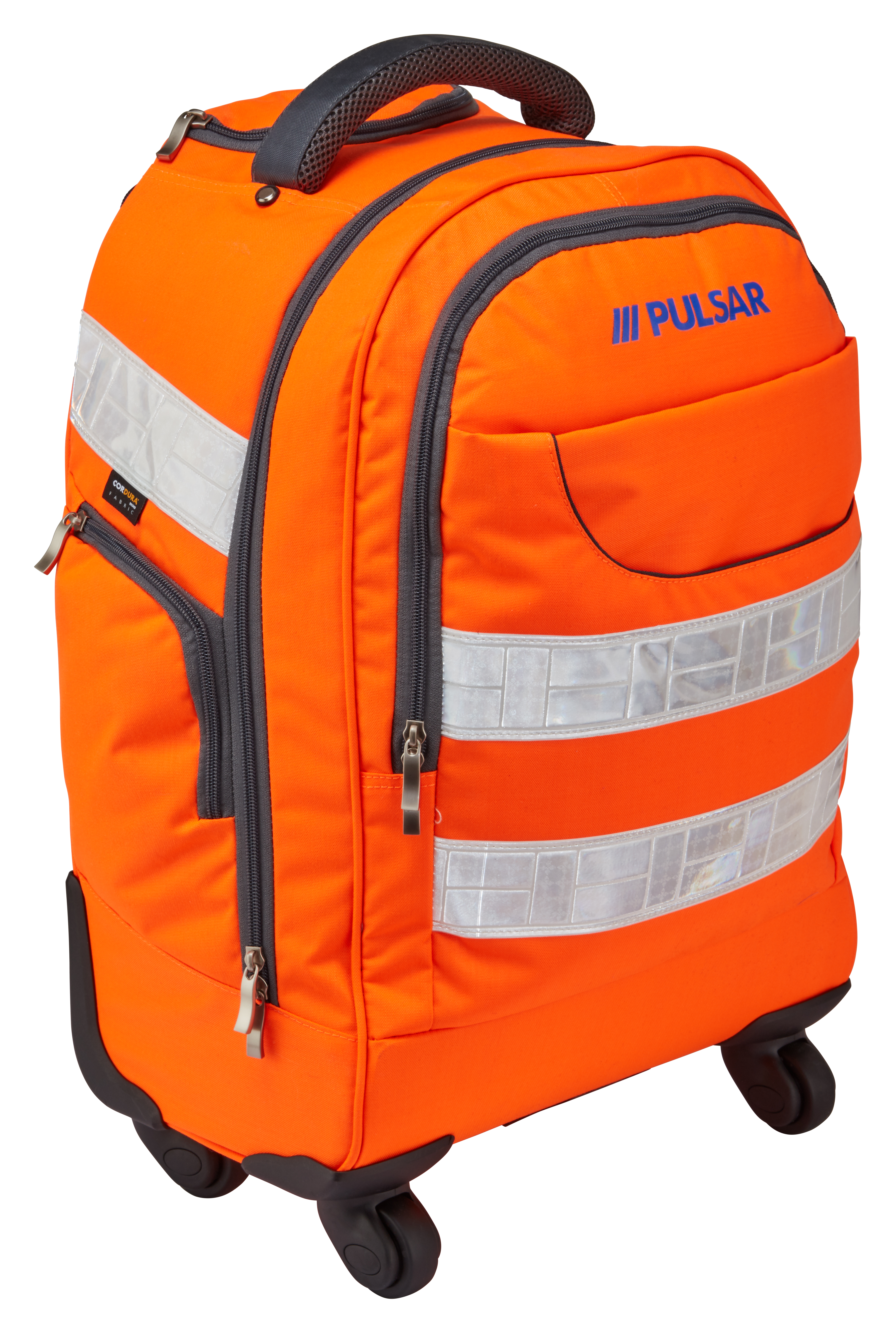 Pulsar® Protect PR545 Hi-Vis Trolley Backpack - Orange