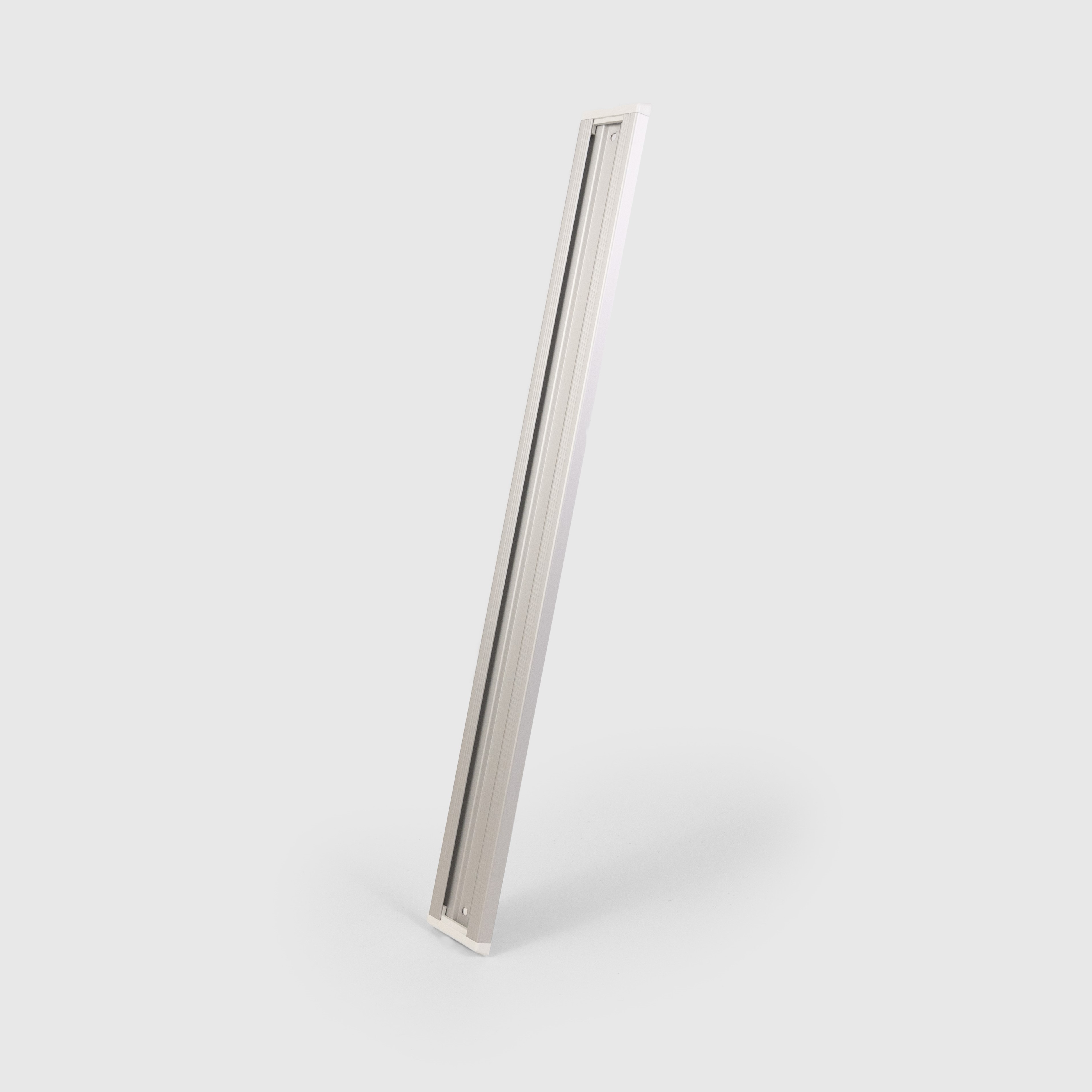 RAIL500B | Aluminium Hanging Rail with Blue End Caps