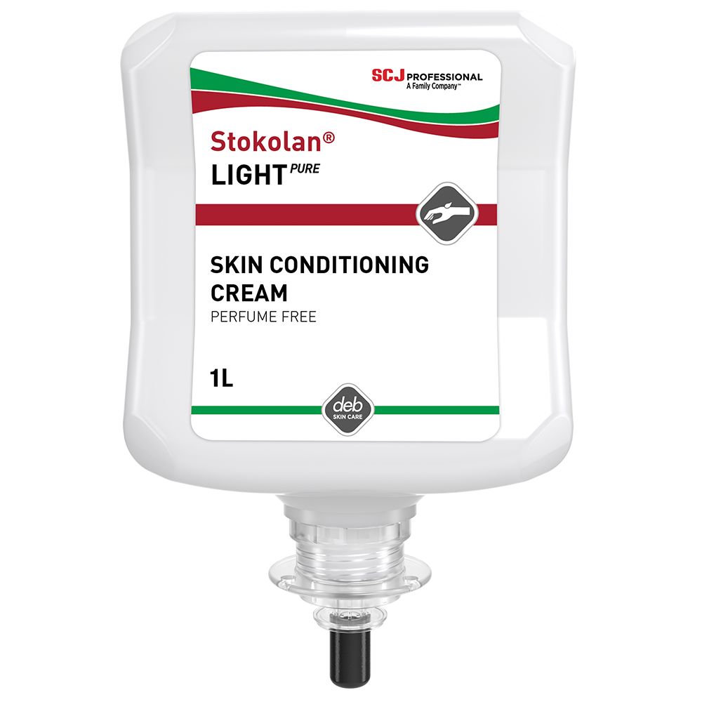 Stokolan® RES1L Light PURE Skin Conditioning Cream 1L Cartridge - Case of 6