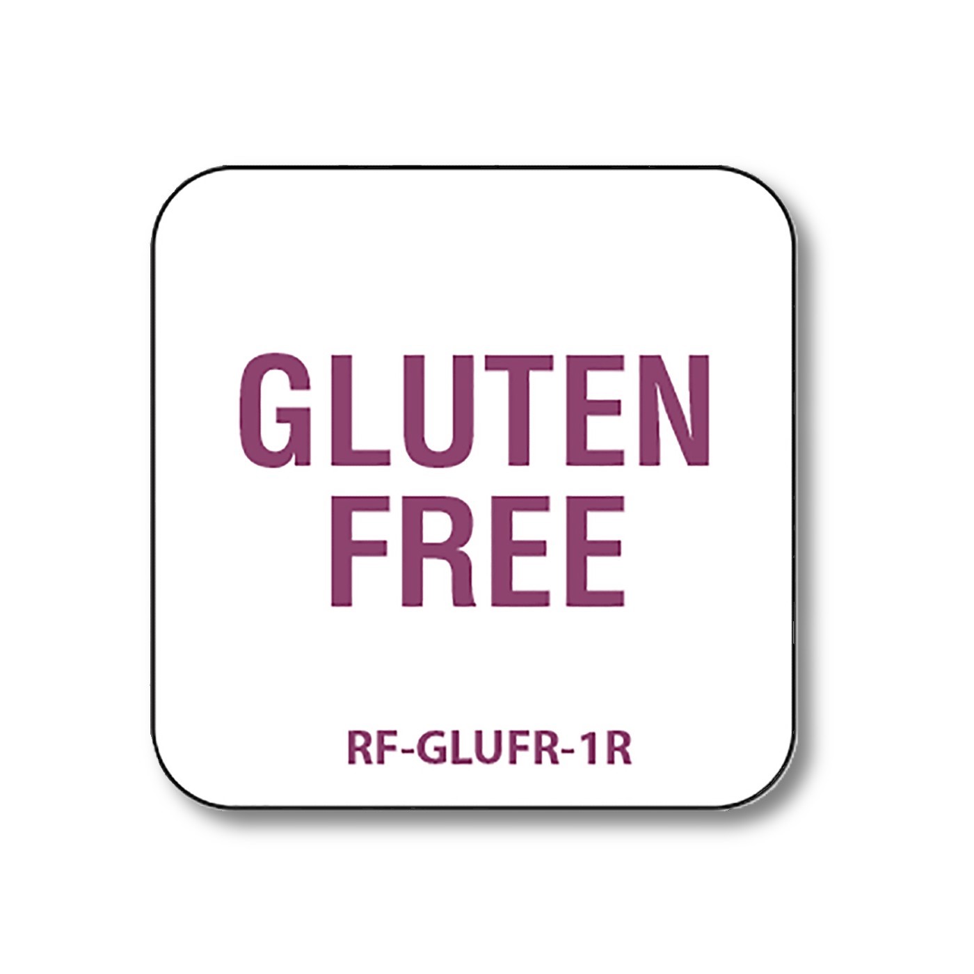 25mm Removable Allergen Gluten Free Label - Roll of 1000