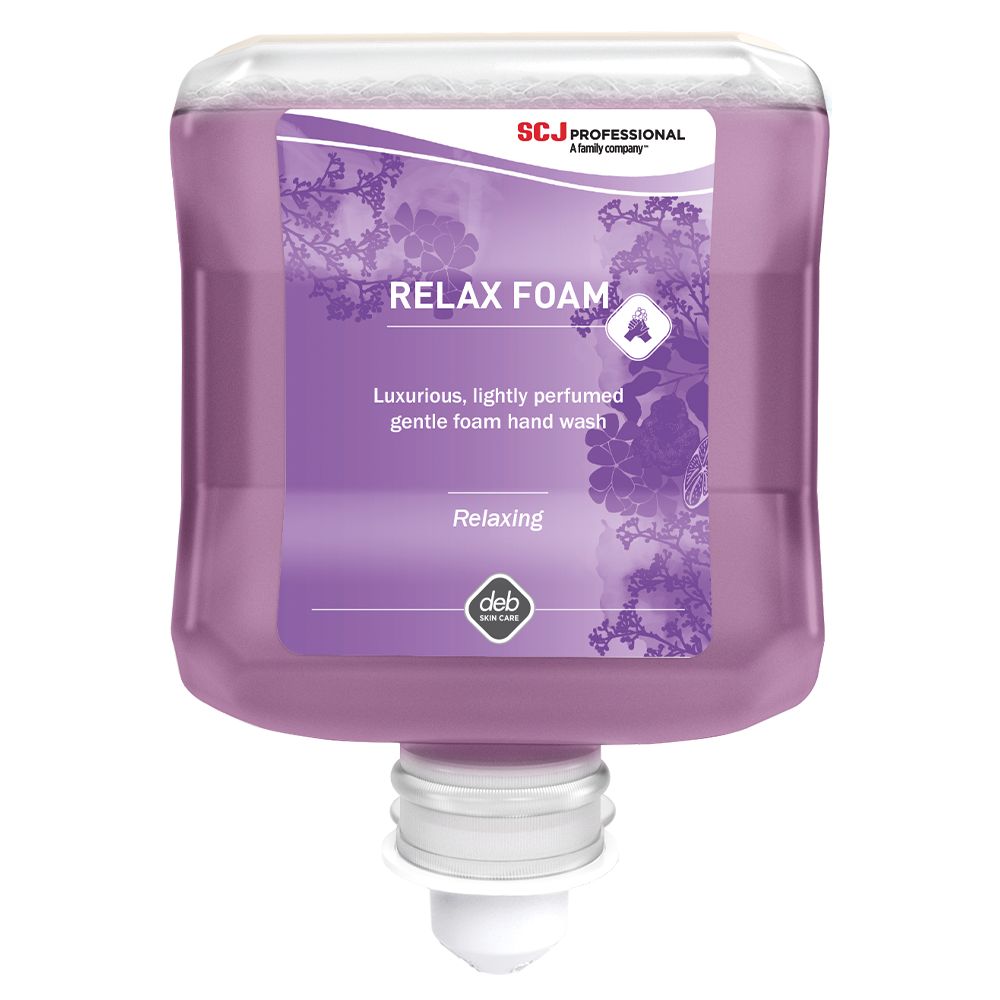 Relax FOAM RLX1L Luxurious Foam Hand Wash – 1L, Case of 6