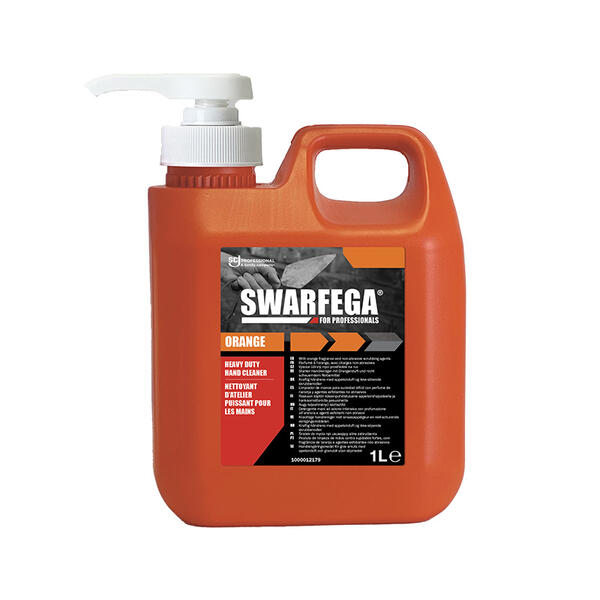 SOR1LMP | Swarfega® ORANGE Heavy Duty Hand Cleaner Pump Pack 1L - Case of 6