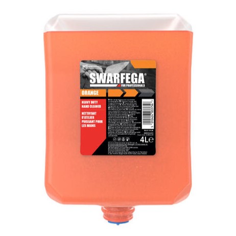 SORC4LTR | Swarfega® ORANGE Heavy Duty Hand Cleaner Cartridge 4L - Case of 4