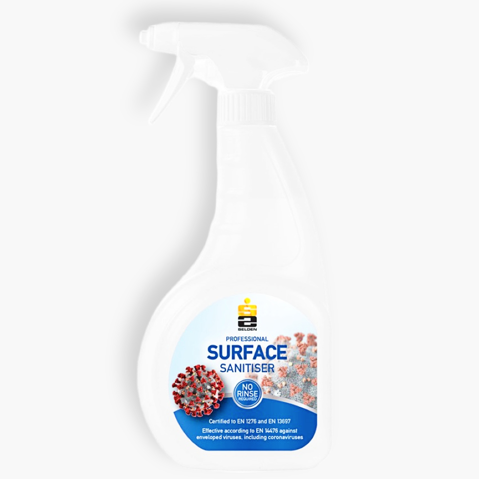T100 Professional Surface Sanitiser - Case of 6 x 750ml Trigger Sprays