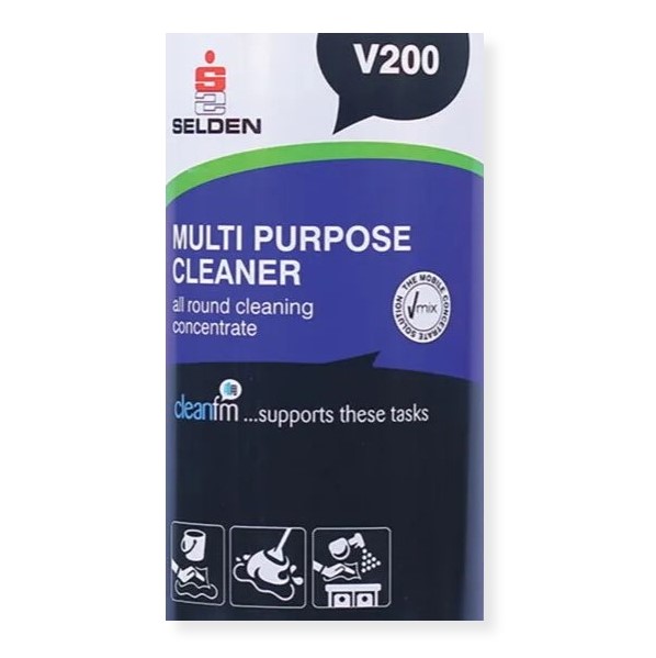 V200 VMIX Multi Purpose Cleaner Label