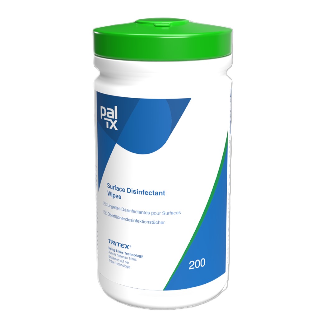 PalTX® W258230T Surface Disinfectant Wipes - 200 Sheet Tub - Case of 10