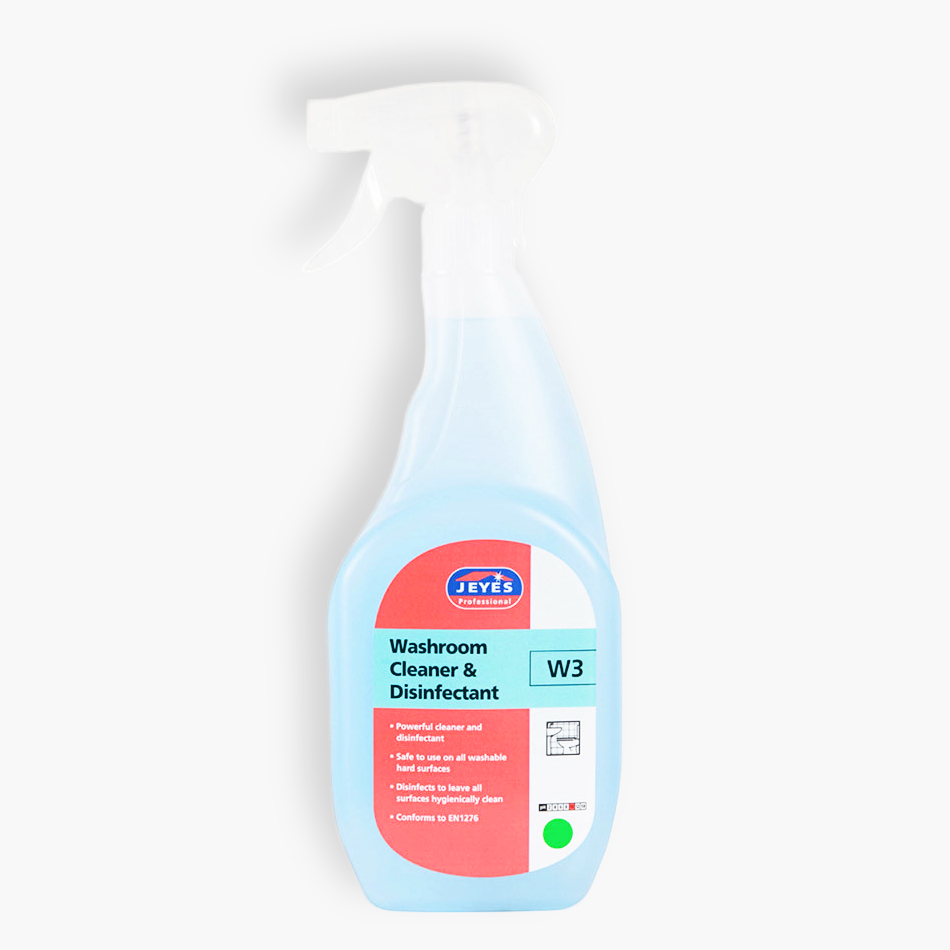 Jeyes W3 Washroom Cleaner Disinfectant 750ml