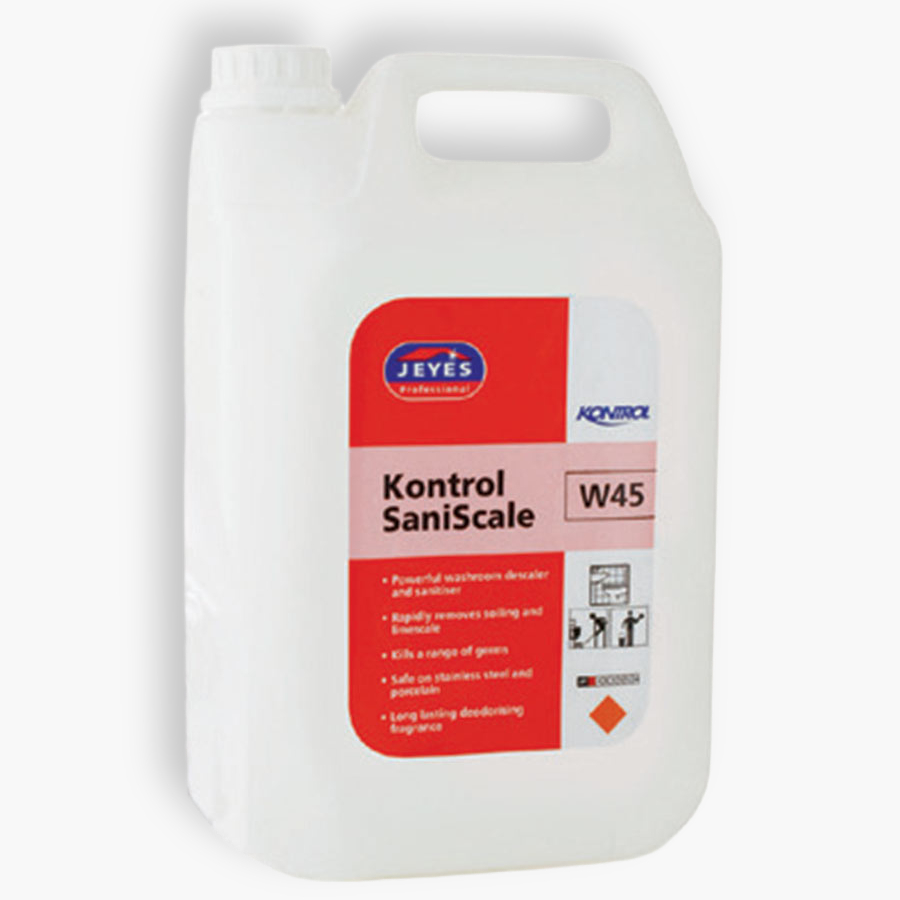 Jeyes W45 Kontrol Saniscale Washroom Descaler and Sanitiser - 5L