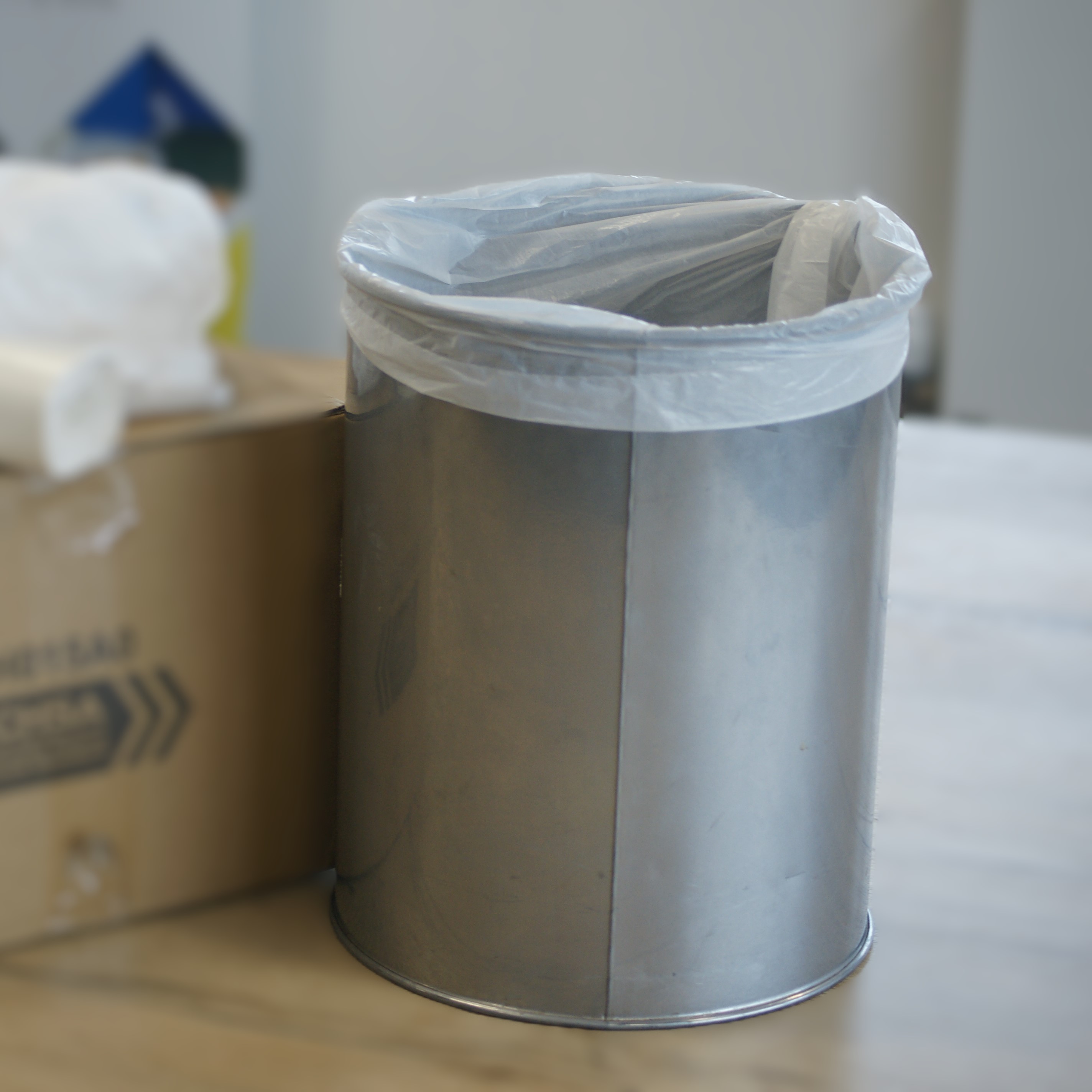 WH015A0 | Heavy Duty White Pedal Bin Liners - Case of 2000