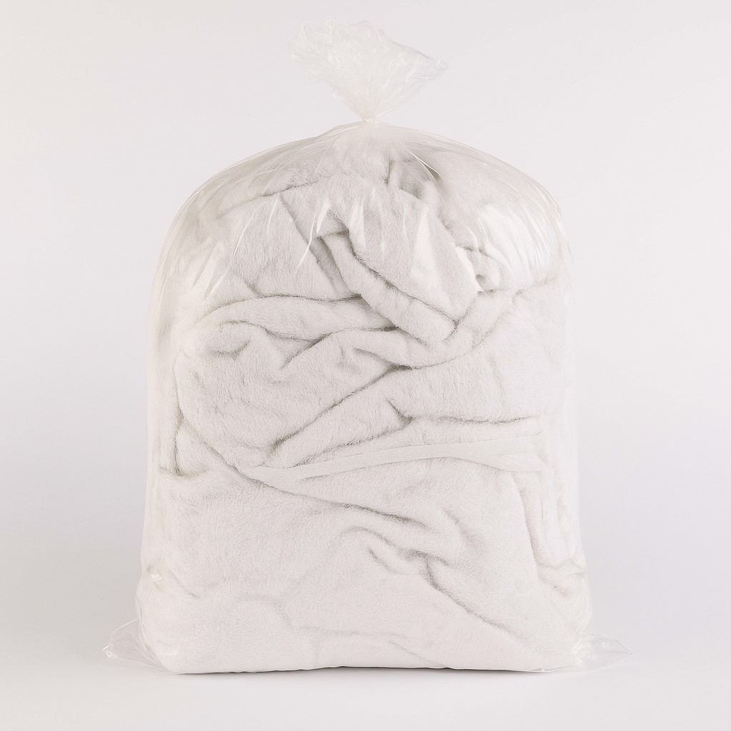 Quality White Turkish Towel Rag Wipers – 10kg Bag