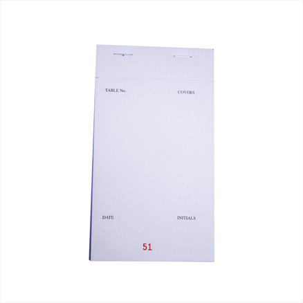 Three-Part Carbonless White OrderPAD - Case of 100 Pads