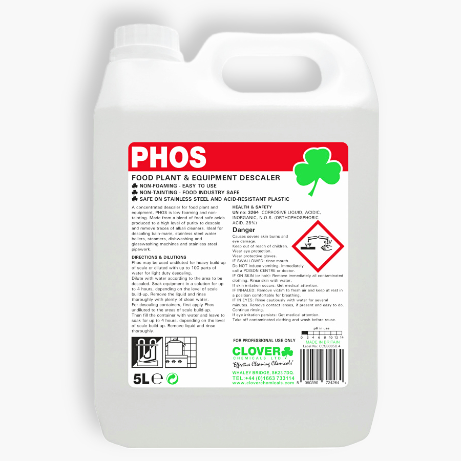Phos 508 Food Plant Descaler - 5L