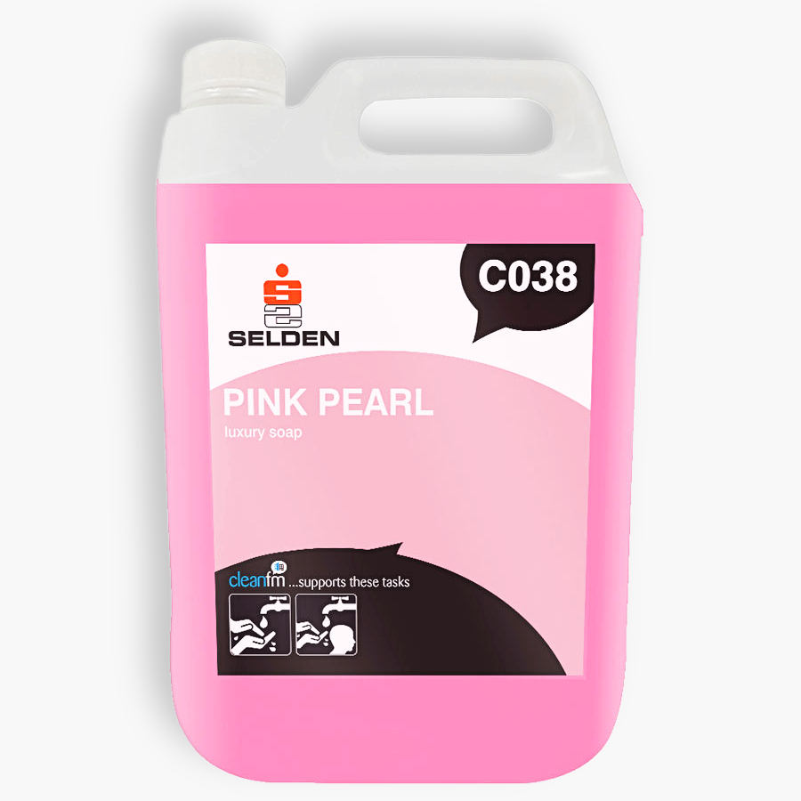 C038 | Pink Pearlised Luxury Hand Soap - 5L