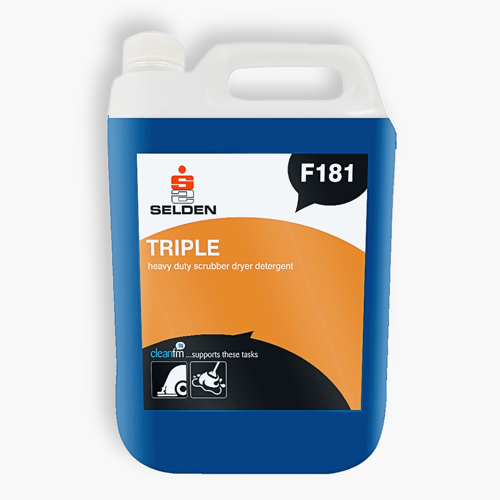 F181 | Triple Heavy Duty Scrubber Dryer Detergent - 5L