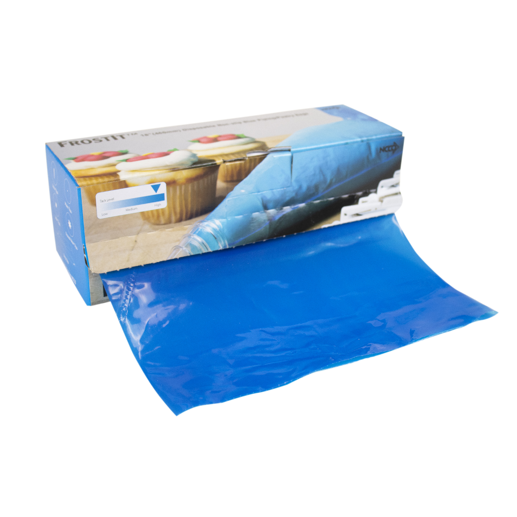 FrostIt™ 460mm Non-Slip Blue Piping Bags - Case of 6