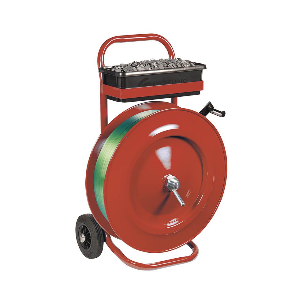 Safeguard Strap Dispenser Trolley – 406mm Core